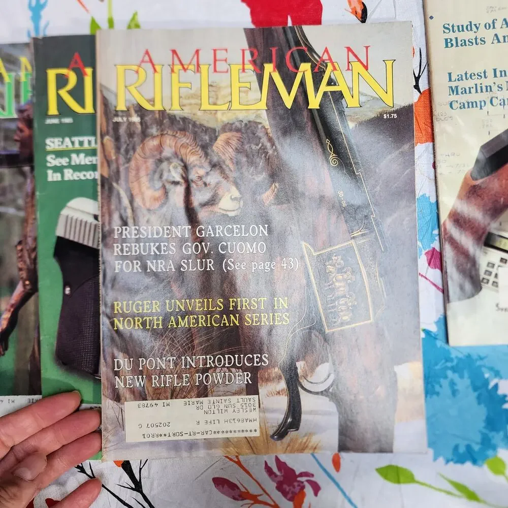 Lot of 6, 1985 American Rifleman Magazines